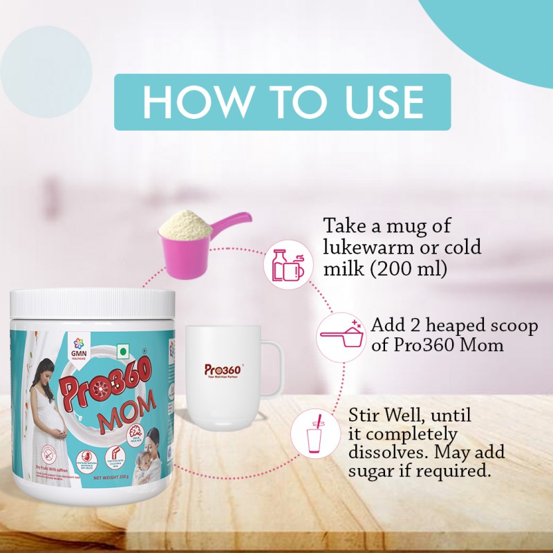 Pro360 MOM Nutritional Supplement Powder for Pregnant Women Ideal